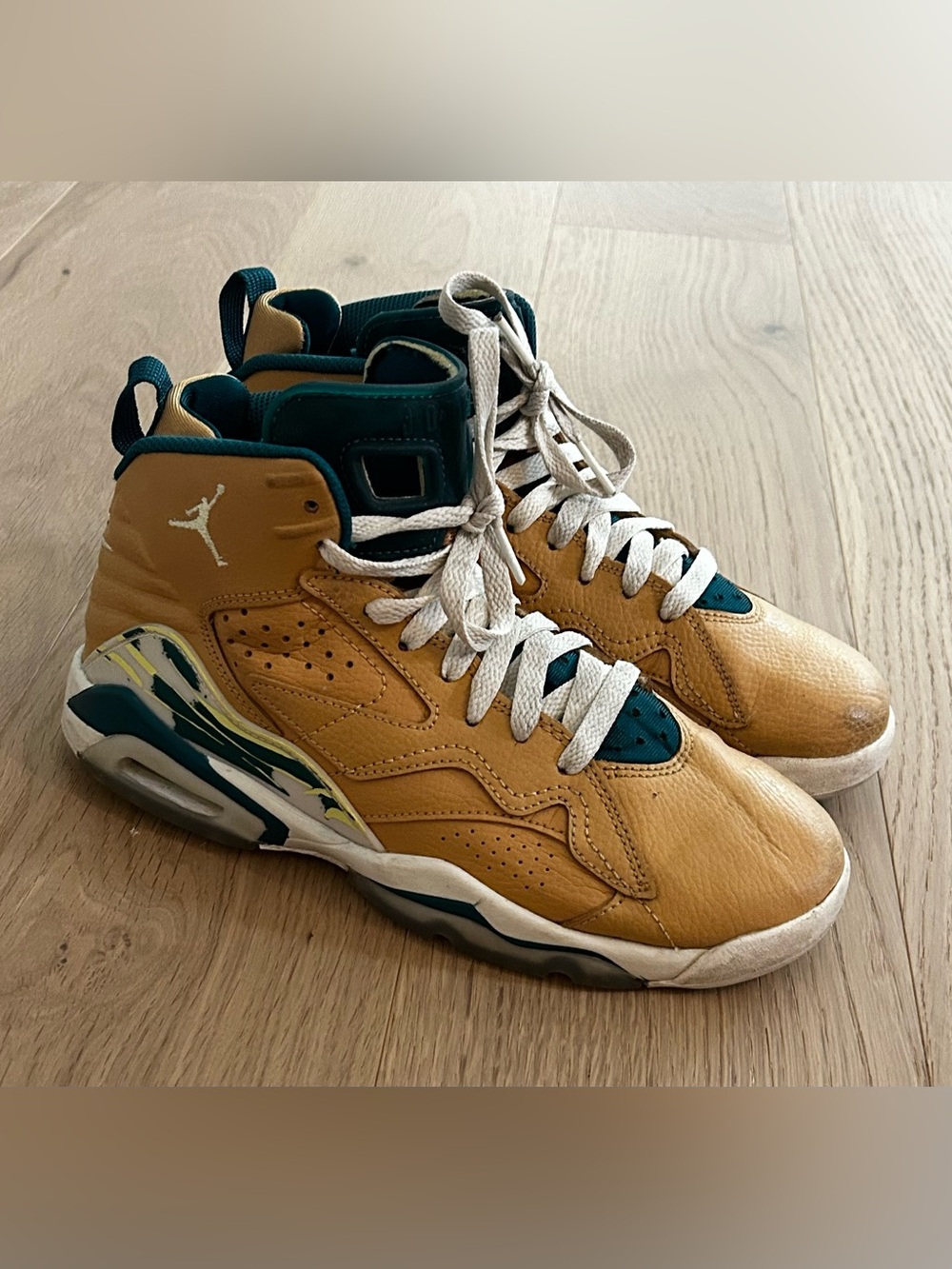 Kids Nike Air Jordan Jumpman MVP GS 'Twine Geode Teal' Sneakers - Size 5.5Y